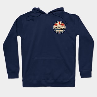 British M4 Sherman Tank (Front & Back logo) Hoodie